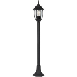 Lampadaire vintage aluminium noir Edinson