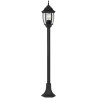 Lampadaire vintage aluminium noir Edinson