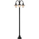 Lampadaire vintage 1 lampe métal noir Dagmar