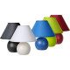 Lampe à poser classique en céramique et tissu vert Penny