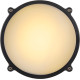 Applique classique ronde en aluminium noir Ø 19 Daria