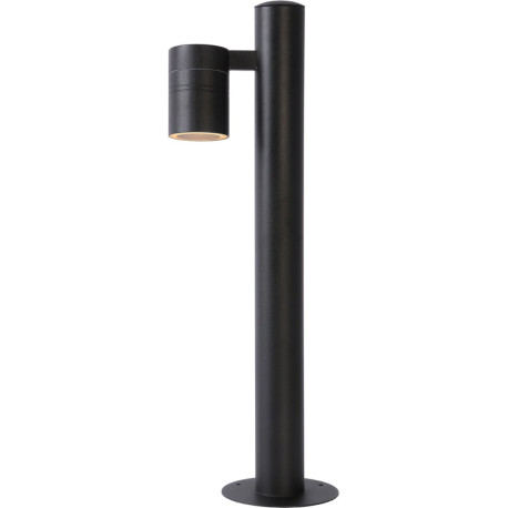 Borne moderne pour extérieur en acier noir Edma