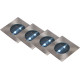 Spot moderne carré en aluminium LED 12 cm Efisio
