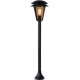 Borne vintage extérieure en aluminium noir Nisia