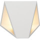 Applique moderne extérieure en aluminium blanc Gaby