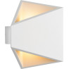 Applique moderne extérieure en aluminium blanc Gaby