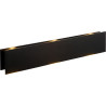 Applique extérieure moderne en aluminium noir 3 LED Gary