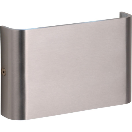 Applique moderne d'extérieur en aluminium chromé LED Gabia