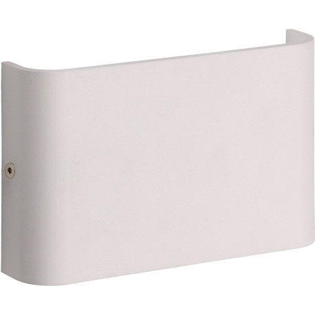 Applique moderne d'extérieur en aluminium blanc LED Gabia