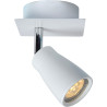 Spot moderne LED en métal blanc Gall