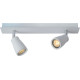 Spot moderne 2 LED en métal blanc Gall