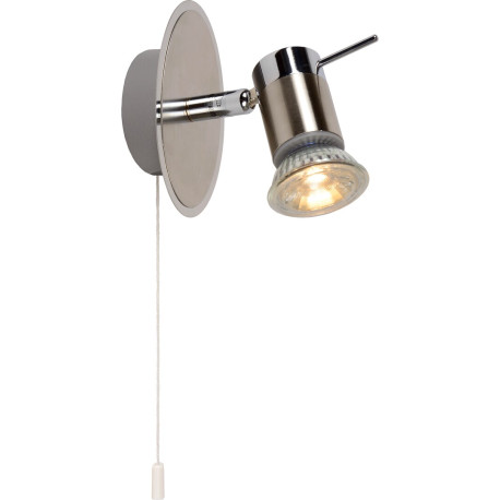 Spot moderne LED en métal chromé Hélie