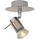 Spot moderne LED en métal chromé Hélie