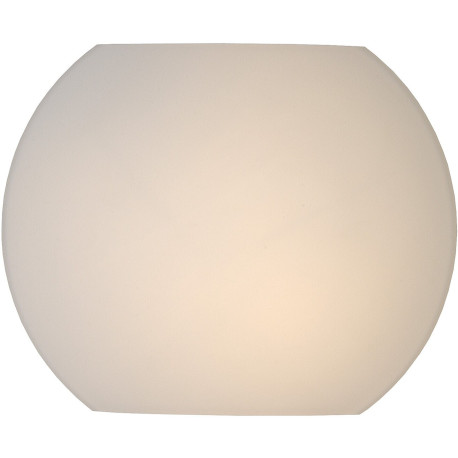 Applique moderne en verre opaque blanc Ø20 cm Helga