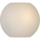 Applique moderne en verre opaque blanc Ø25 cm Helga