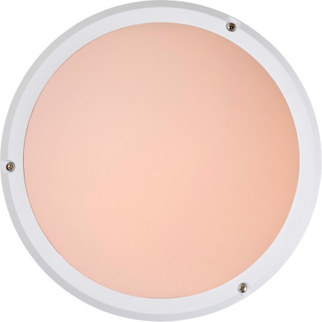Plafonnier moderne en PVC blanc Ø27 cm Han