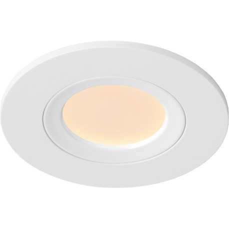 Spot moderne LED en aluminium blanc Ø8,6 cm Hargon