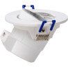 Spot moderne LED en aluminium blanc Ø8,6 cm Hargon