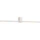 Applique moderne en aluminium blanc 2 LED 3W Ø1,6 cm Hedwige