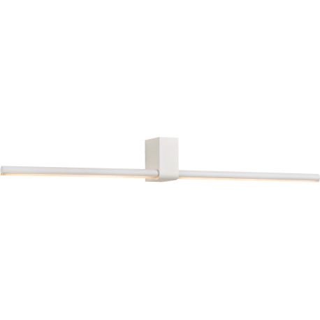 Applique moderne en aluminium blanc 2 LED 3W Ø1,6 cm Hedwige