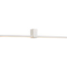 Applique moderne en aluminium blanc 2 LED 3W Ø1,6 cm Hedwige