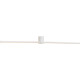 Applique moderne en aluminium blanc 2 LED 4W Ø1,6 cm Edwige