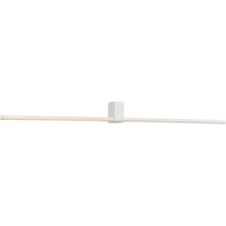 Applique moderne en aluminium blanc 2 LED 4W Ø1,6 cm Edwige