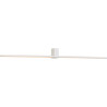 Applique moderne en aluminium blanc 2 LED 4W Ø1,6 cm Edwige