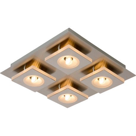 Spot moderne en métal chromé 4 LED Hazel