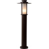 Borne classique d'extérieur en aluminium brun Ø24 cm Ido