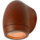 Applique moderne extérieure en aluminium couleur rouille Ø8 cm Ilana