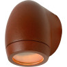 Applique moderne extérieure en aluminium couleur rouille Ø8 cm Ilana