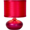 Lampe de chevet classique en céramique rouge Comix