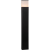 Borne moderne d'extérieur aluminium noir LED H90 cm Ilona