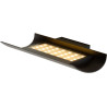 Applique moderne d'extérieur en aluminium noir LED Jany