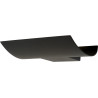 Applique moderne d'extérieur en aluminium noir LED Jany