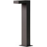 Borne moderne extérieure en aluminium noir LED Kalia