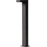 Borne moderne extérieure en aluminium noir LED Kalio