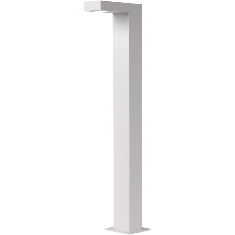 Borne moderne extérieure en aluminium blanc LED Kalio