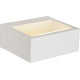 Applique moderne extérieure en aluminium blanc LED Kamen