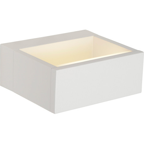 Applique moderne extérieure en aluminium blanc LED Kamen
