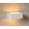 Applique moderne extérieure en aluminium blanc LED Kamen