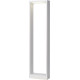 Borne moderne d'extérieur aluminium blanc LED Kamil