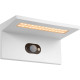 Applique solaire moderne d'extérieur aluminium blanc LED Kassy