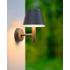 Applique moderne d'extérieur aluminium noir LED Kay