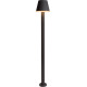 Borne moderne d'extérieur aluminium noir LED Kay
