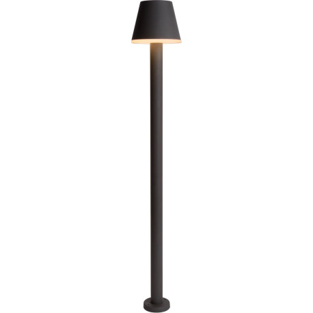 Borne moderne d'extérieur aluminium noir LED Kay