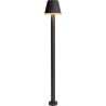 Borne moderne d'extérieur aluminium noir LED Kay