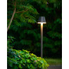 Borne moderne d'extérieur aluminium noir LED Kay