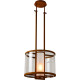 Suspension vintage en métal rouillé Ø43 cm Macao